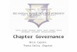 Chapter Governance Nick Caputo Theta-Delta Chapter