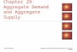 McGraw-Hill/Irwin Chapter 29: Aggregate Demand and Aggregate Supply Copyright © 2010 by The McGraw-Hill Companies, Inc. All rights reserved