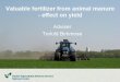 Improved fertilizer effect of nitrogen - trials in winter wheat 020406080100 Cattle slurry Pig slurry Digested slurry N-utilization, % (fertilizer