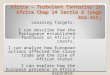 Africa – Turbulent Centuries in Africa Chap 14 Sectio 2 (page 452-455) Learning Targets: I can describe how the Portuguese established footholds on Africa’s