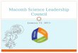 January 15, 2015 Macomb Science Leadership Council