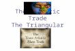The Atlantic Trade The Triangular Trade. FOCUS: Where did the Atlantic slave trade originate? How did slavery evolve in the American colonies? What were