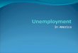 In America. Unemployment Why does the government collect statistics on the unemployed? Why do we care?