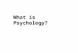 What is Psychology?. 6 Major theoretical perspectives “Theoretical Perspective” General orienting assumptions about psychology Can be grouped into 6 very