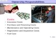 Ownership Responsibilities Insurance CostsInsurance Costs Purchase and Financing CostsPurchase and Financing Costs Maintenance and Operating CostsMaintenance