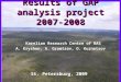 Results of GAP analysis project 2007-2008 Results of GAP analysis project 2007-2008 Karelian Research Centre of RAS А. Kryshen, А. Gromtsev, О. Kuznetsov