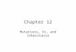 Chapter 12 Mutations, Xs, and Inheritance. Mutations= changes in organisms DNA Beneficial- lead to adaptations and aid evolution of a species Harmful-