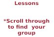 Oxbridge Lessons *Scroll through to find your group
