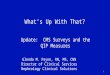 What’s Up With That? Update: CMS Surveys and the QIP Measures 1 Glenda M. Payne, RN, MS, CNN Director of Clinical Services Nephrology Clinical Solutions