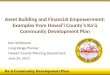 Asset Building and Financial Empowerment: Examples from Hawai‘i County’s Ka‘ū Community Development Plan Ron Whitmore Long Range Planner Hawai‘i County