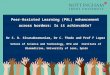 Peer-Assisted Learning (PAL) enhancement across borders: Is it achievable? Dr S. D. Sivasubramaniam, Dr C. Thode and Prof F Lopez School of Science and
