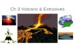 Ch 3 Volcano & Extrusives. Volcano History Named after Vulcan - Roman God of Fire and Metalworking Associated w/ gods or hell 1. Hawaiian - Pele 2. Greek