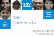 SNV Indonesia Evaluation of Cooperation Programs between Ministry of Home Affairs and International Non-Governmental Organizations