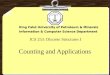 ICS 253: Discrete Structures I Counting and Applications King Fahd University of Petroleum & Minerals Information & Computer Science Department