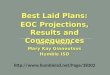 Warren Roane Mary Kay Gianoutsos Humble ISD Warren Roane Mary Kay Gianoutsos Humble ISD Best Laid Plans: EOC Projections, Results and Consequences Best