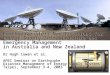Earthquake Alert Notifications for Energy Supply Infrastructure and Emergency Management in Australia and New Zealand Dr Hugh Cowan et al. APEC Seminar