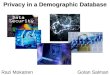 Razi Mokatren Golan Salman Privacy in a Demographic Database