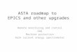 ASTA roadmap to EPICS and other upgrades Remote monitoring and control DAQ Machine protection Dark current energy spectrometer