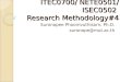 ITEC0700/ NETE0501/ ISEC0502 Research Methodology#4 Suronapee Phoomvuthisarn, Ph.D. suronape@mut.ac.th