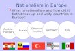 Nationalism in Europe What is nationalism and how did it both break up and unify countries in Europe? Austria- Hungary Russia Ottoman Empire GermanyItaly