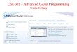 CSE 381 – Advanced Game Programming Code Setup