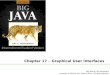 Chapter 17 – Graphical User Interfaces Big Java by Cay Horstmann Copyright © 2009 by John Wiley & Sons. All rights reserved