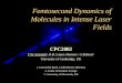Femtosecond Dynamics of Molecules in Intense Laser Fields CPC2002 T.W. Schmidt 1, R.B. López-Martens 2, G.Roberts 3 University of Cambridge, UK 1. Universität