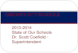 2013-2014 State of Our Schools Dr. Scott Coefield - Superintendent ONEONTA CITY SCHOOLS