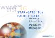 STAR-GATE for PACKET DATA Arkady Linshitz Product Manager