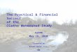 The Practical & Financial Success of the Olathe Watershed Study ASFPM May 19, 2010 Presented by Brenda Macke, P.E. CDM