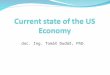 Doc. Ing. Tomáš Dudáš, PhD.. US Economy – Basic Data Nominal GDP – 15,66 billion USD (2012 est.) GDP/c – 49 800 USD (2012 est.) GDP by sectors – 1,2 %-19,1