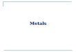 Metals. Metals essential for life: The role for most is uncertain Na, K, Mg, Ca V, Cr, Mn, Fe Co, Ni, Cu, Zn Mo, W