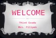 WELCOME Third Grade Mrs. Filipek. POLICIES, PROCEDURES, & OFFICE REMINDERS  School Numbers Office - 368.8800 Classroom – 386.8800 ext 8020 (leave a message)