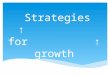 Strategies ↑ for ↑ growth. SALES PROFILE ETC. TIME ( YRS.) WHAT NEXT ??? HENCE, GROWTH !