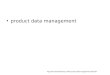 Product data management 