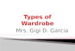 Mrs. Gigi D. Garcia.  Denotes relaxed attire, clothes worn for comfort and freedom of movement ( for shopping, gimmicks, etc..)
