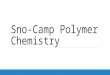 Sno-Camp Polymer Chemistry. Advantages of Polymers Ease of forming Recyclable Readily available raw material (crude oil) Low cost (most is less than $2.00