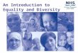 An Introduction to Equality and Diversity. Points for today Understand the legislative requirements of The Equality Duty Understand the difference between