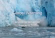Global Warming Environmental Science January 4, 2011