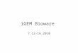 IGEM Bioware 7.12-16.2010. Arsenic PCR - 62% Successful! We're still having trouble with LamB and ArsB. Ligations and Transformations have been unsuccessful
