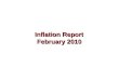 Inflation Report February 2010. Output and supply