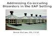 Addressing Co-occuring Disorders in the EAP Setting Bernie McCann, MS, CEAP