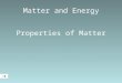 Matter and Energy Properties of Matter Chemistry of Matches P 4 S 3 + KClO 3 P 2 O 5 + KCl + SO 2 tetraphosphorus trisulfide potassium chlorate diphosphorus