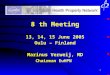 1 8 th Meeting 13, 14, 15 June 2005 Oulu – Finland Marinus Verweij, MD Chairman EuHPN