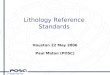 © Copyright 2006 POSC Lithology Reference Standards Houston 22 May 2006 Paul Maton (POSC)