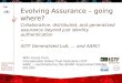 David Groep Nikhef Amsterdam PDP & Grid Evolving Assurance – going where? Collaborative, distributed, and generalized assurance beyond just identity authentication