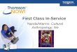 First Class In-Service Nanda/Warms: Cultural Anthropology, 9/e