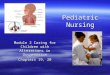 Pediatric Nursing Module 2 Caring for Children with Alterations in Oxygenation Chapters 19, 20
