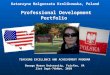 Katarzyna Malgorzata Krolikowska, Poland Professional Development Portfolio TEACHING EXCELLENCE AND ACHIEVEMENT PROGRAM George Mason University, Fairfax,