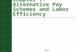Next page Chapter 7: Alternative Pay Schemes and Labor Efficiency